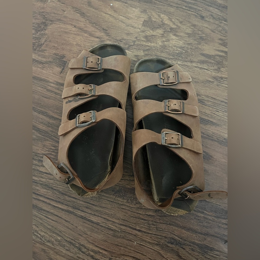 Birkenstock Tan Leather Sandals